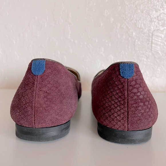 Chatelles Paris Anthropologie Suede Slippers Flats - Picture 7 of 13